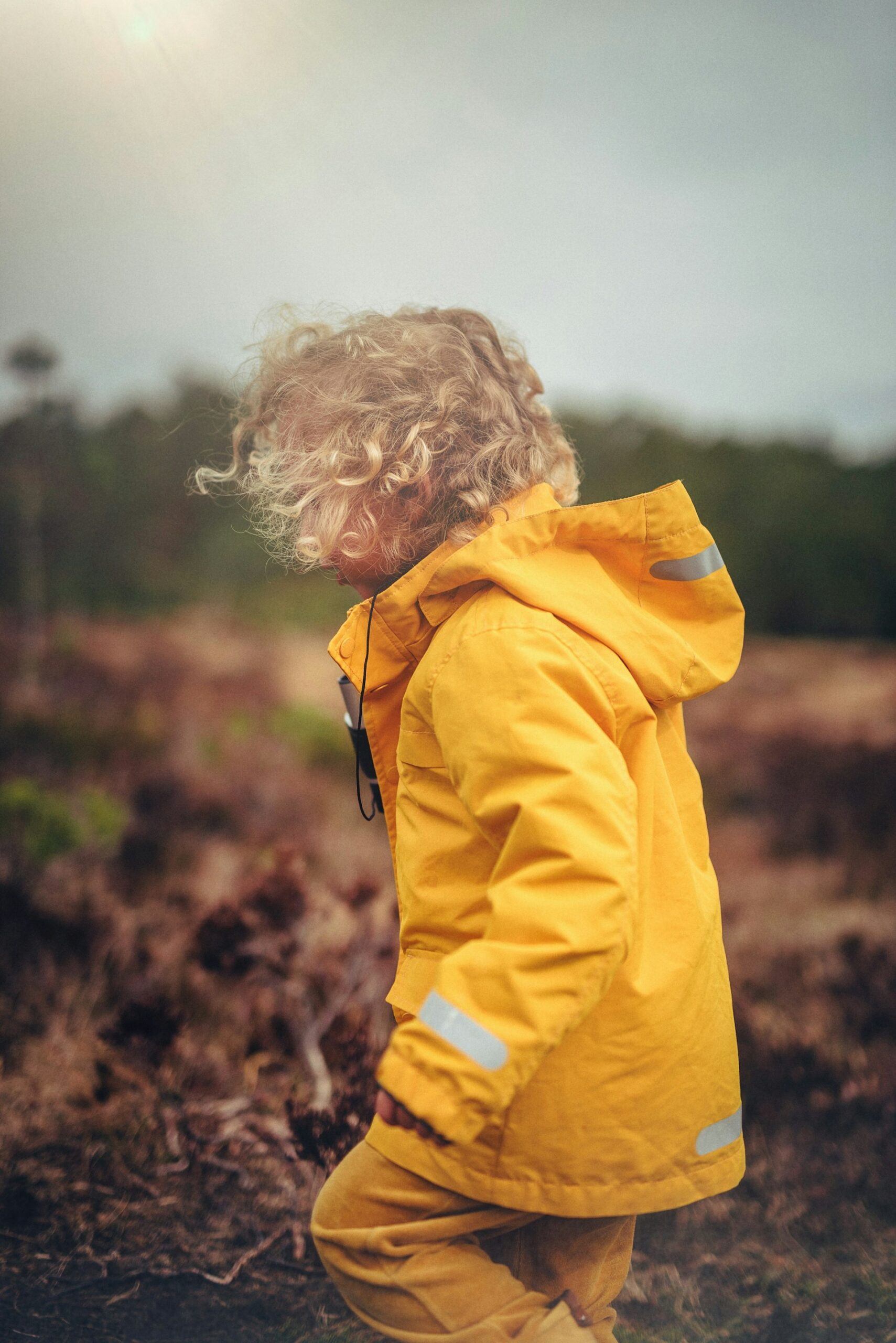 Child outdoors